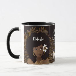 Caneca Mulher Negra, Pega Voos Sem Sentimentos