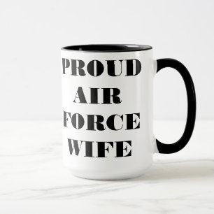 Caneca Mulher Orgulhosa da Força Aérea Mug