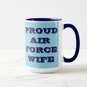Caneca Mulher Orgulhosa da Força Aérea Mug
