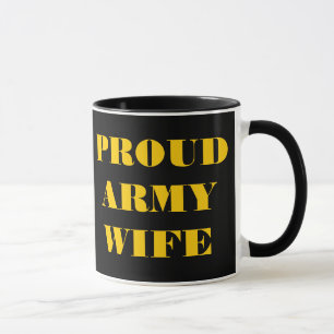 Caneca Mulher Orgulhosa do Exército Mug