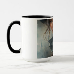 Caneca Mulher Retrato Antigo - Café Garota Vitoria