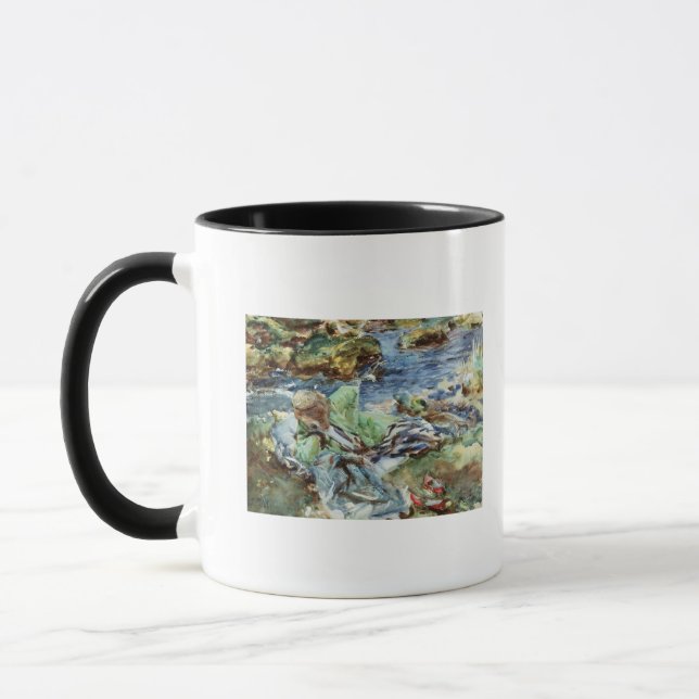 Caneca Mulher turca por um córrego (Esquerda)