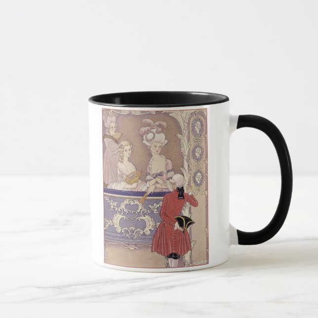 Caneca Mulheres em uma caixa do teatro, ilustração 'de (Direita)