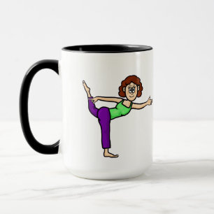 Caneca Mulheres Engraçadas Yoga Mug