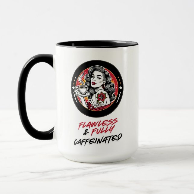 Caneca Mulheres fortes e bonitas que amam café (Esquerda)