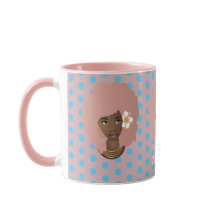 Mulheres Negras com Afro Rosa, Bublegum e Pontos F