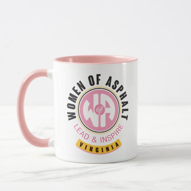 Caneca Mulheres Rosa de Asfalto Virginia Café Mug (Esquerda)