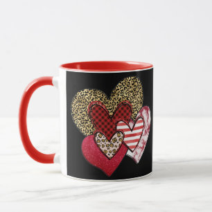 Caneca Múltiplos corações selvagens