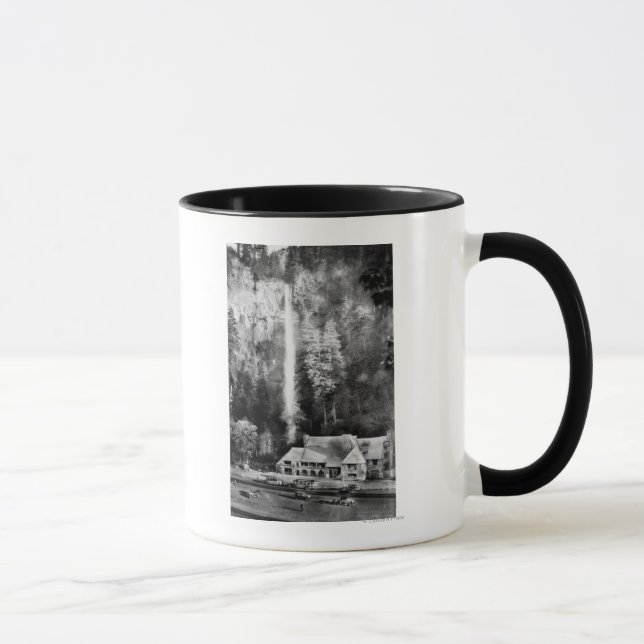 Caneca Multnomah Falls e Lodge Photoshop (Direita)