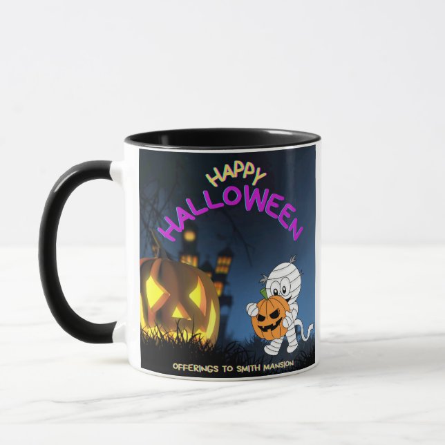 Caneca mummy kitten, mummy kitty mug (Esquerda)