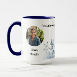 Caneca Mummy’s Little Wildflowers Personalized Name