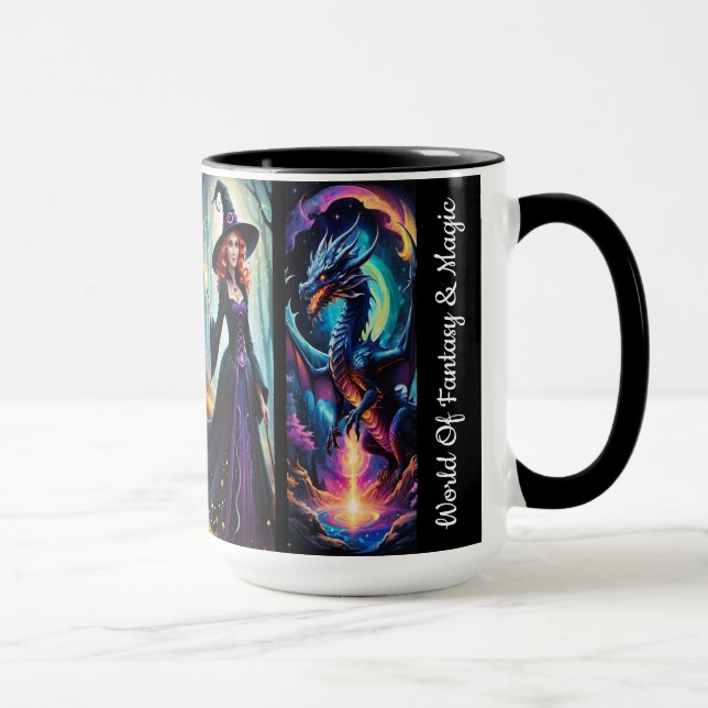 Caneca Mundo de Fantasia e Magia (Direita)