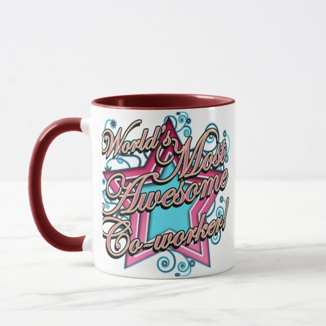 Caneca Mundos a maioria de colega de trabalho (Esquerda)