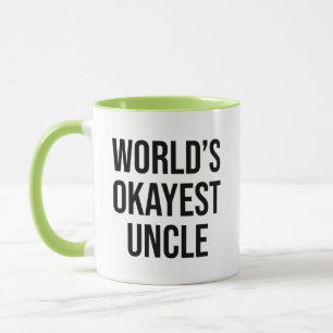 Caneca Mundos Okayest Tio Funny Sarcastic
