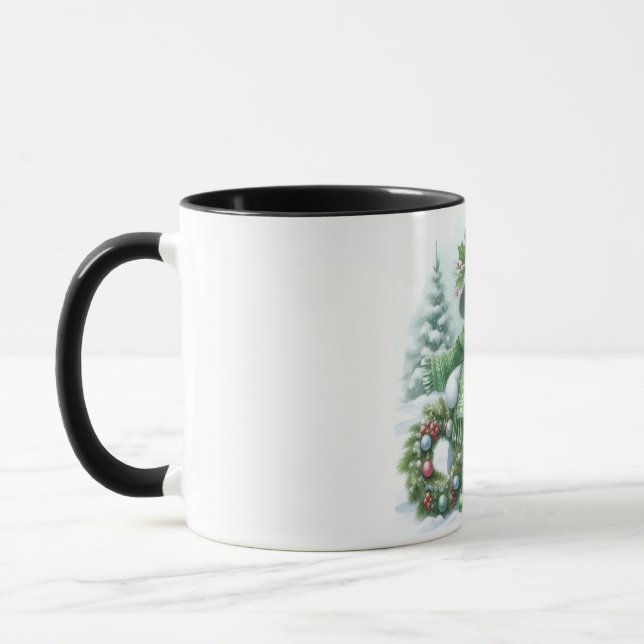 Caneca Muñeco de nieve (Esquerda)