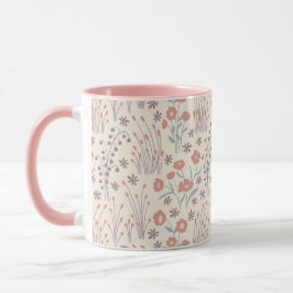 Caneca Murmurios de Flores Silvestres da Primavera