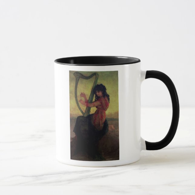 Caneca Musa que joga a harpa (Direita)