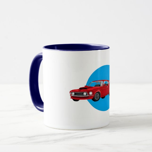Caneca Muscle car (Frente Esquerda)