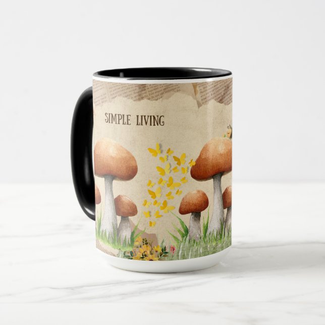 Caneca Mushroom Lover Mug (Frente Esquerda)