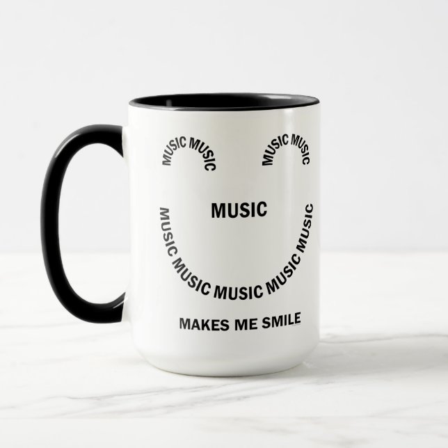 Caneca Music Smile Mug (Esquerda)