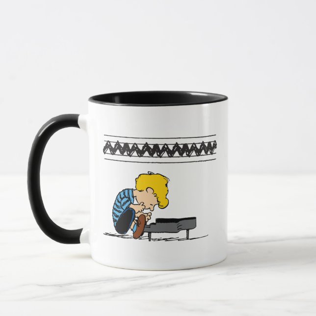 Caneca Música Charlie Brown Schroeder (Esquerda)