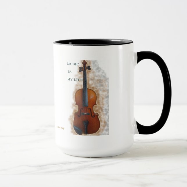 Caneca Música É Minha Vida Mug (Direita)