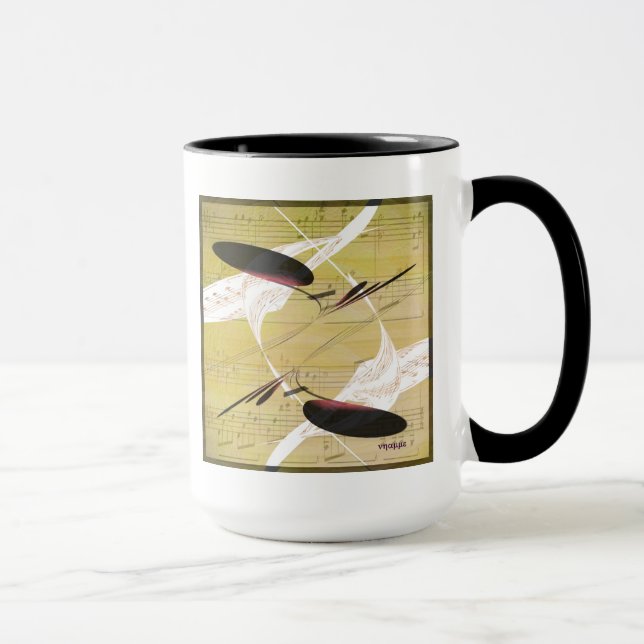 Caneca Música que toma o ao máximo! (Direita)