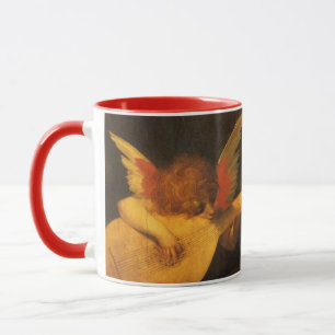 Caneca Musical Angel Tocando Luta por Rosso Fiorentino