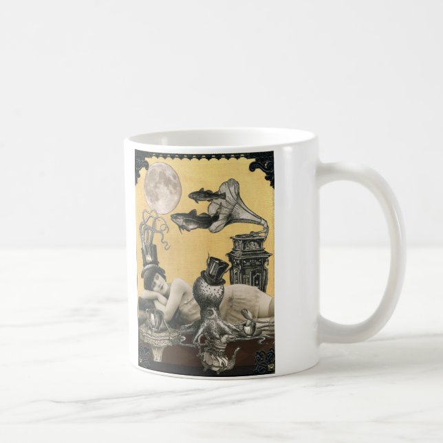 Caneca musical do polvo de Steampunk (Direita)