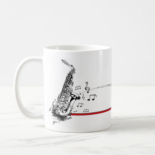 Caneca musical do saxofone para melómanos (Esquerda)