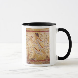 Caneca Músico que joga as tubulações