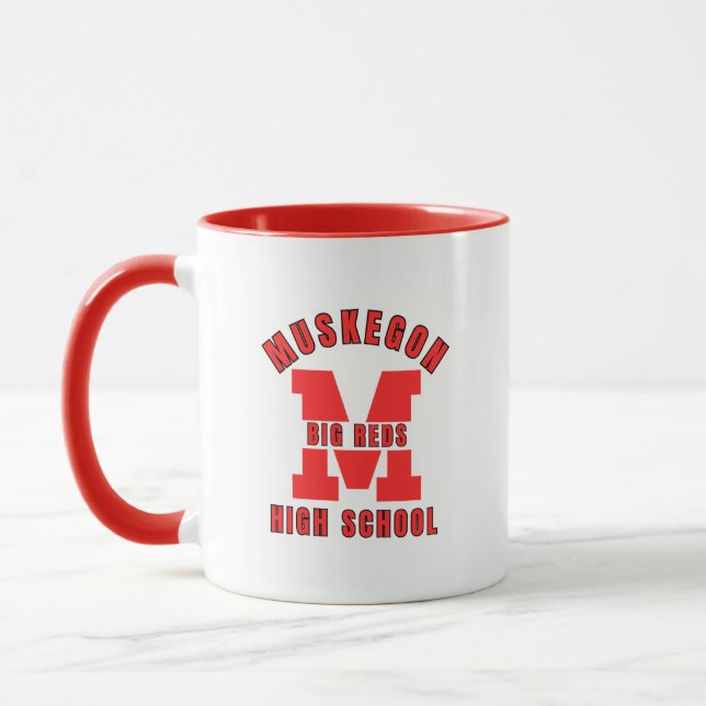Caneca Muskegon High School Michigan Coffee Mug (Esquerda)