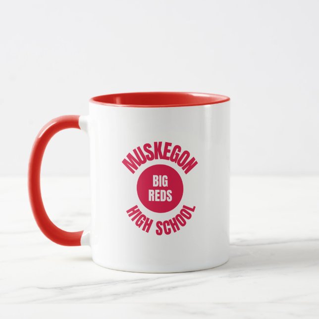 Caneca Muskegon Segundo grau Michigan Coffee Mug (Esquerda)