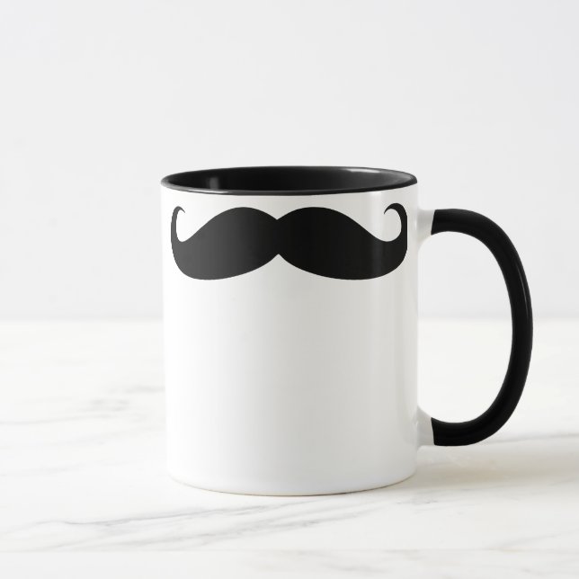 Caneca Mustache De Café (Direita)