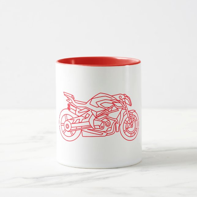 Caneca MV Agusta Brutale 1000RR Neon style (Centro)