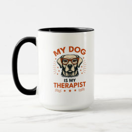 Caneca My dog is my therapist