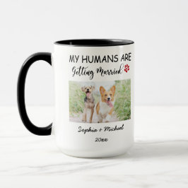 Caneca My Humans Are Getting Married – Custom Pet Photo