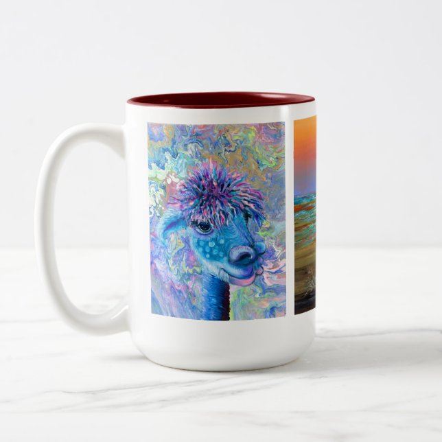 caneca mystical mágica das alpacas (Esquerda)