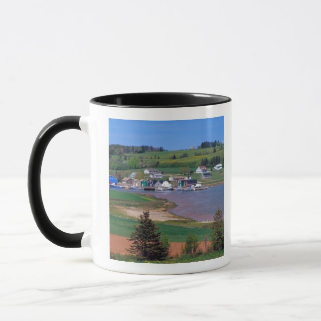 Caneca N.A. Canadá, Ilha do Príncipe Eduardo. Barcos estã (Esquerda)