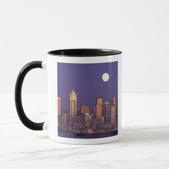 Caneca N.A., EUA, Washington, linha do horizonte Seattle (Esquerda)