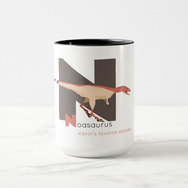 Caneca N como Noasaurus Mug (Centro)