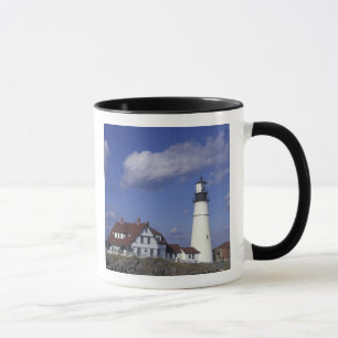 Caneca NA, EUA, Maine, perto de Portland, Farol de Portla