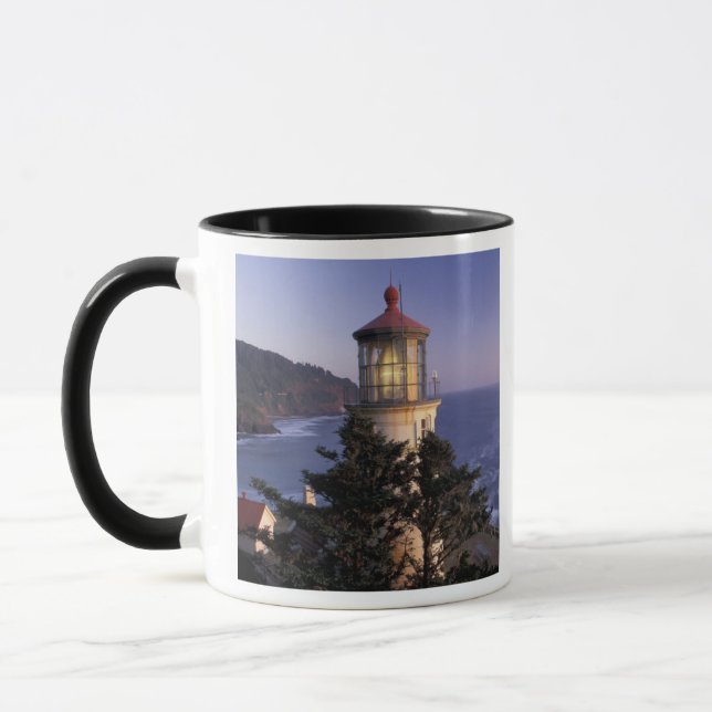 Caneca NA, EUA, Oregon, Farol Heceta Head, (Esquerda)