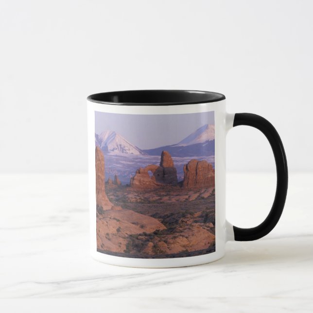 Caneca NA, EUA, Utah, Parque Nacional Arches. Jardim do (Direita)