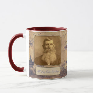 Caneca Na memória dos avós. Família Antiquada