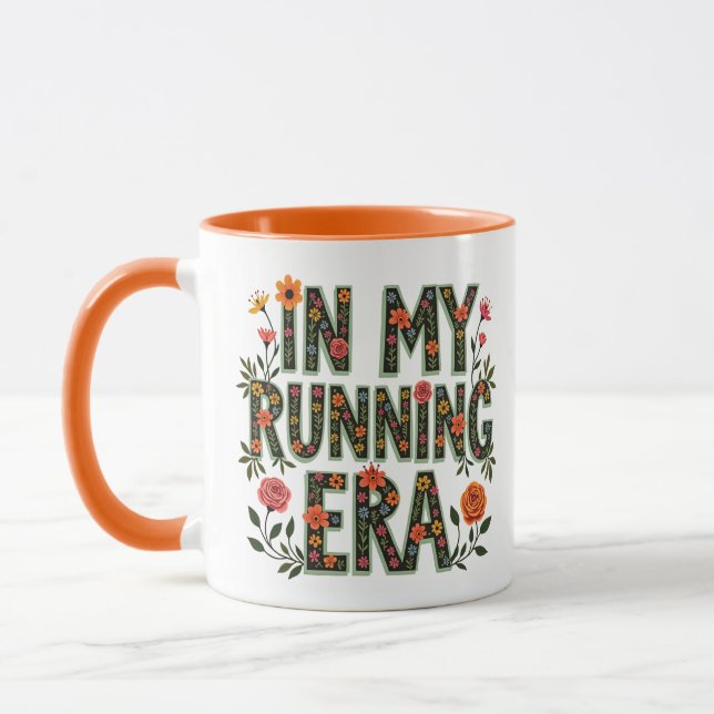 Caneca Na minha época de corrida, o engraçado presente pa (Esquerda)