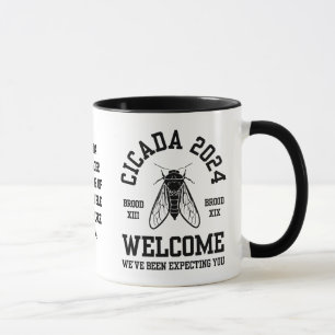 Caneca Na moda CICADA 2024 Broods WELCOME Souvenir