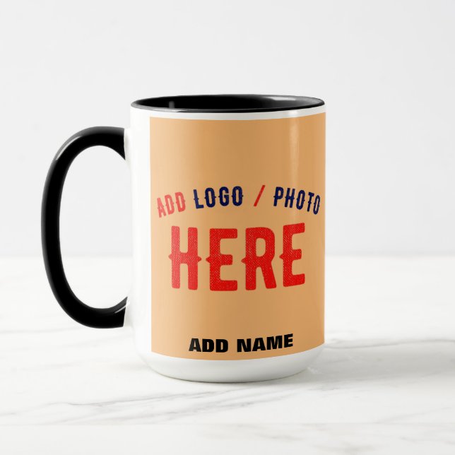 CANECA NA MODA MODERNO PERSONALIDADE PEACH ORANGE VERIFIC (Esquerda)