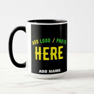 CANECA NA MODA MODERNO PERSONALIZÁVEL NEGRO VERIFICADO CO