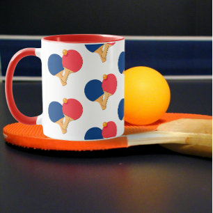 Caneca Na moda moderno remo,Ball White Fundo